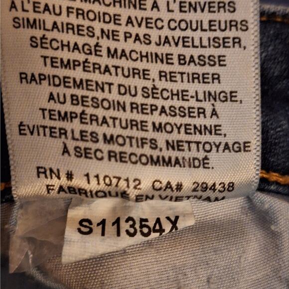 Vigoss Women 24 Medium Wash "Marley Short" Cotton Stretch Denim Shorts - Picture 6 of 6